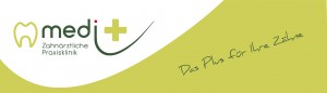 medi+ medi plus Logo Das Plus für Ihre Zähne